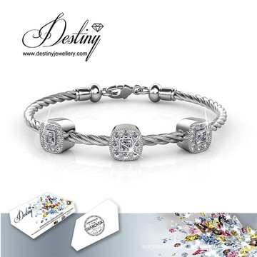 Destiny Jewellery Crystals From Swarovski Square Bracelet